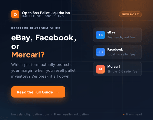 eBay vs Facebook vs Mercari: Best Platform for Resellers - Long Island Liquidation