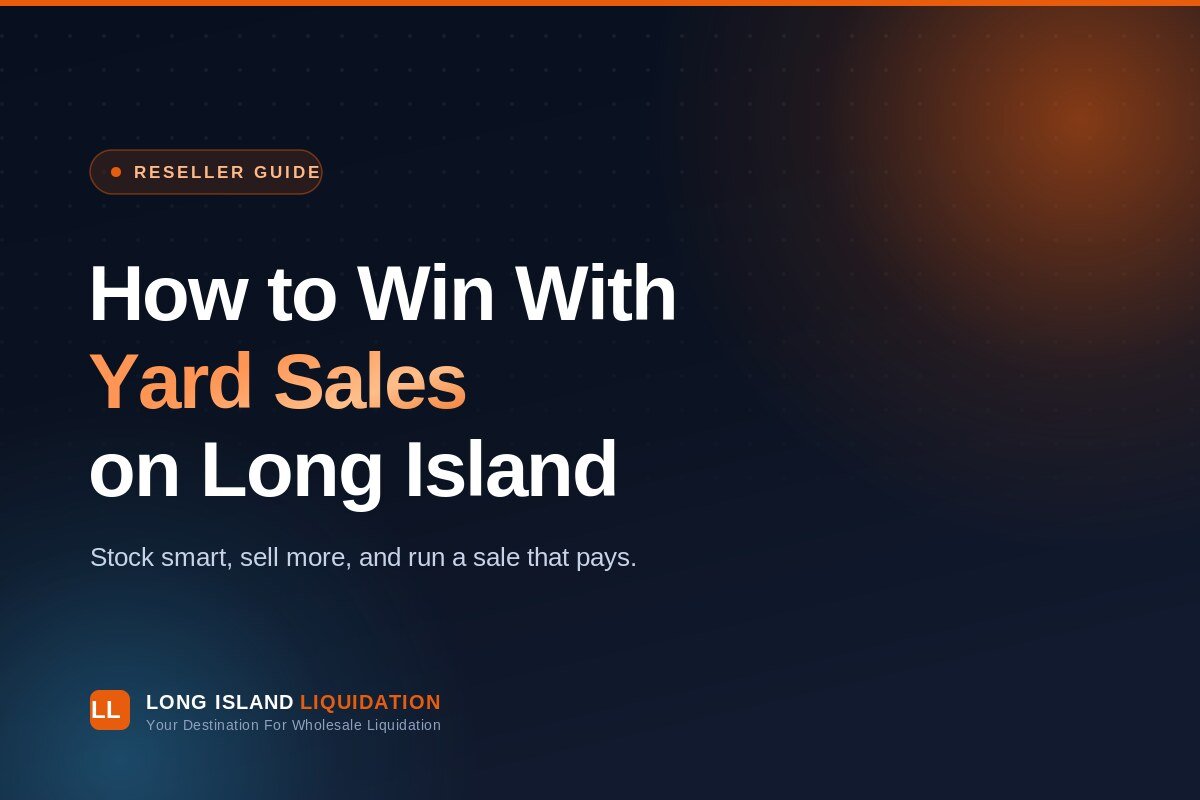 How to Win With Yard Sales on Long Island - Long Island Liquidation