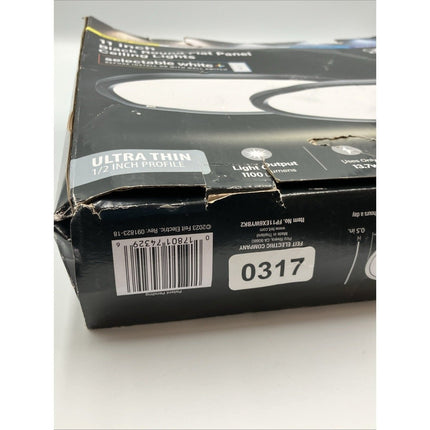 2 Pack Feit Electric 11 in.13.5w 1100 Lumen Dimmable Selectable LED Round Flush - Long Island Liquidation