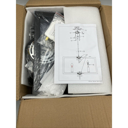 21In Black Chandeliers for Dining Room, 6 - Light Farmhouse Semi Flush Mount Ceili - Long Island Liquidation