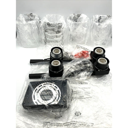 27" 4 - Light Modern Black Bathroom Vanity Light Fixture, Wall Lamp for Home - Long Island Liquidation