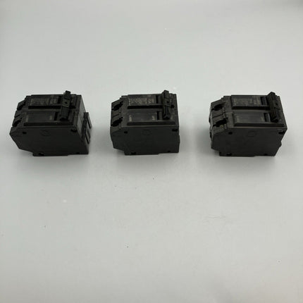 (3 Pc) GE Q - Line 15 Amp 1 in. 2 Pole Circuit Breaker - Long Island Liquidation