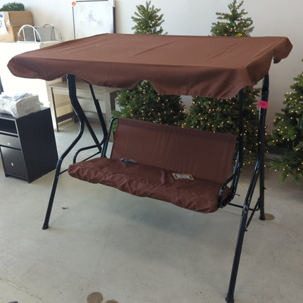 3 Seat Outdoor Patio Canopy Swing - Long Island Liquidation