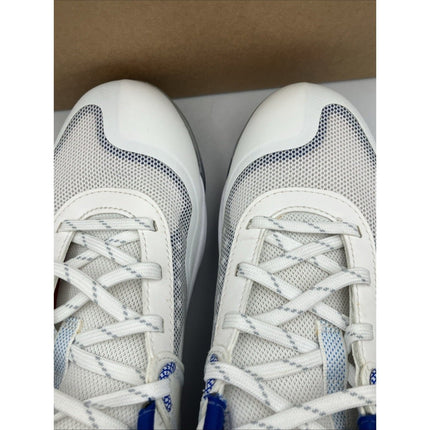 3024328 - Women's UA Glyde MT Softball Cleats - WHITE & BLUE - SIZE 7 - Long Island Liquidation