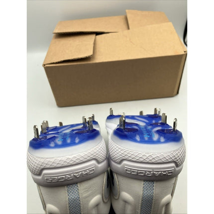 3024328 - Women's UA Glyde MT Softball Cleats - WHITE & BLUE - SIZE 7 - Long Island Liquidation