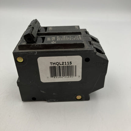 (3pc) GE Q - Line 15 Amp 1 in. 2 Pole Circuit Breaker - Long Island Liquidation