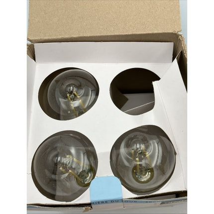 (4 - Pk) Feit Straight Filament Clear Glass E26 Vintage Edison LED Light Bulb lot - Long Island Liquidation