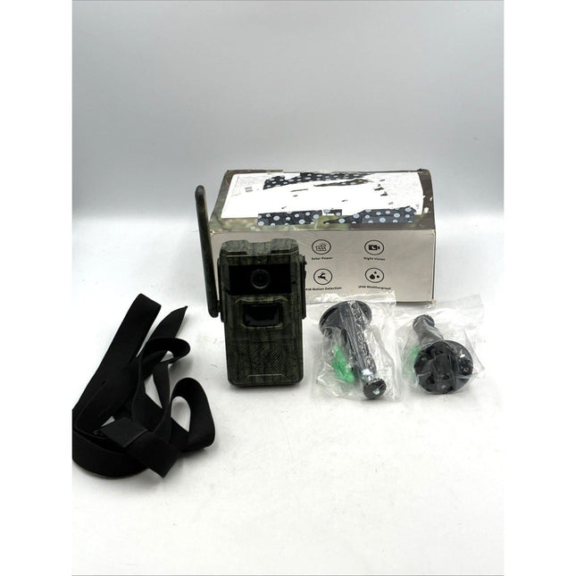 4G LTE Cellular Trail Camera with HD RBX - H10 Battery. MISSING SOLAR PANEL - Long Island Liquidation