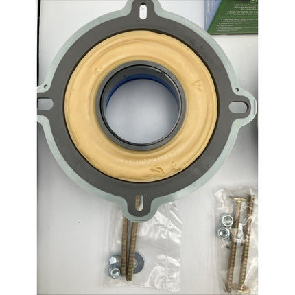 (4x) DANCO Perfect Seal Toilet Wax Ring with Bolts READ DESCRIPTION - Long Island Liquidation