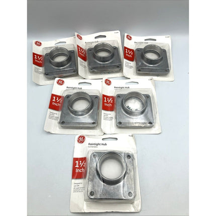 (6) GE 1 - 1/2 In. Aluminum Midwest & GE Conduit Hub TC150A GE TC150A 043481000688 - Long Island Liquidation
