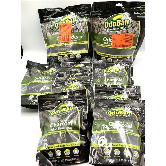 (6 - Pk) Clean Control Corp. Air Purifying Charcoal Natural Odor Eliminator LOT - Long Island Liquidation