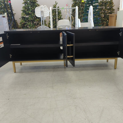 60" Ellery Luxe Media Stand - Threshold - Long Island Liquidation