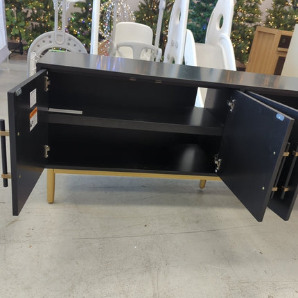 60" Ellery Luxe Media Stand - Threshold - Long Island Liquidation