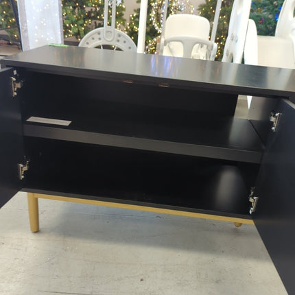 60" Ellery Luxe Media Stand - Threshold - Long Island Liquidation