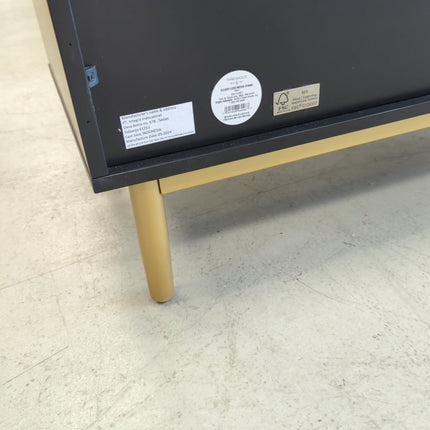 60" Ellery Luxe Media Stand - Threshold - Long Island Liquidation