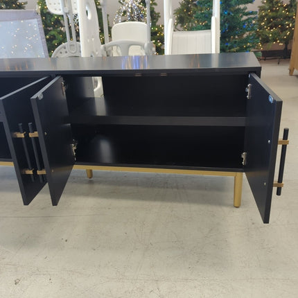 60" Ellery Luxe Media Stand - Threshold - Long Island Liquidation