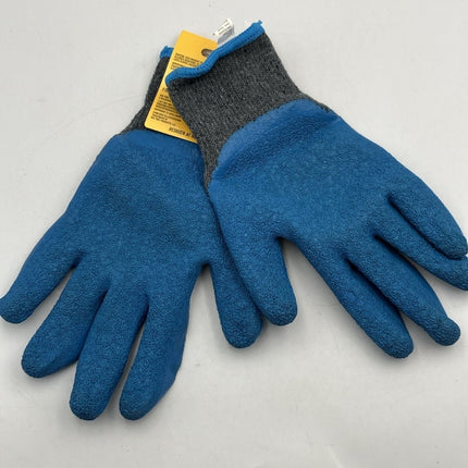 (7 pairs) Firm Grip Large Tough Work Gloves, General Purpose, Latex Coated LARGE - Long Island Liquidation