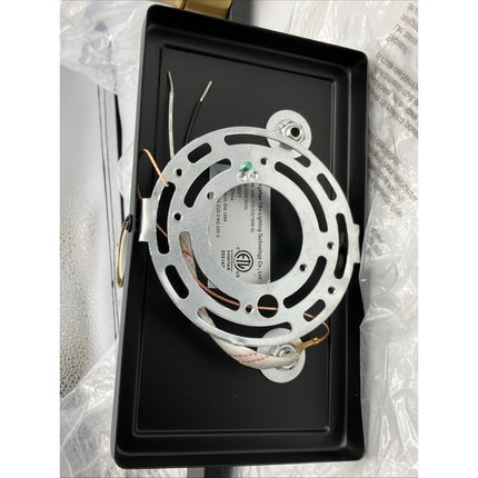 7.68 in. 3 - Light Black and Gold Bathroom Vanity Light with Clear Glass Shades, B - Long Island Liquidation