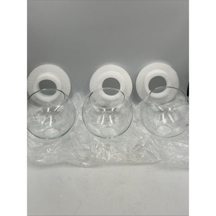 7.68 in. 3 - Light Black and Gold Bathroom Vanity Light with Clear Glass Shades, B - Long Island Liquidation