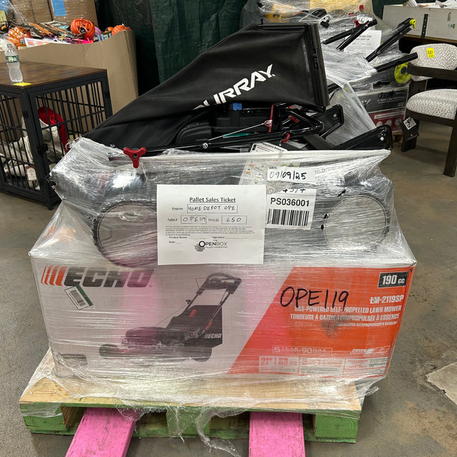 Home Depot Pallet OPE119