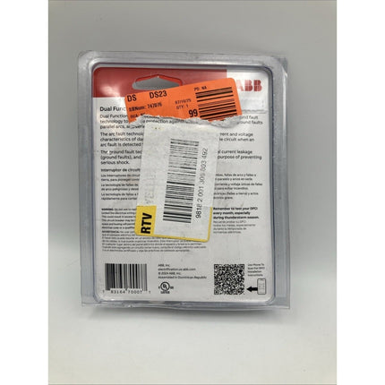 ABB 15 Amp Single - Pole Dual Function Arc Fault/GFCI Breaker (THQL1115DFA) *207 - Long Island Liquidation