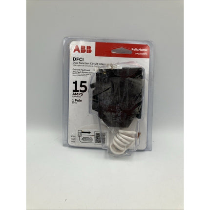 ABB 15 Amp Single - Pole Dual Function Arc Fault/GFCI Breaker (THQL1115DFA) *207 - Long Island Liquidation