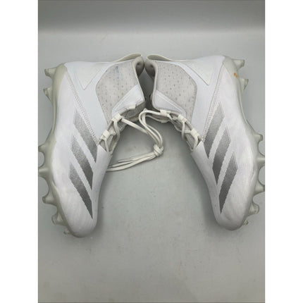 Adidas Adizero Chaos White And Silver Men’s Football Cleats US Size 12 New - Long Island Liquidation