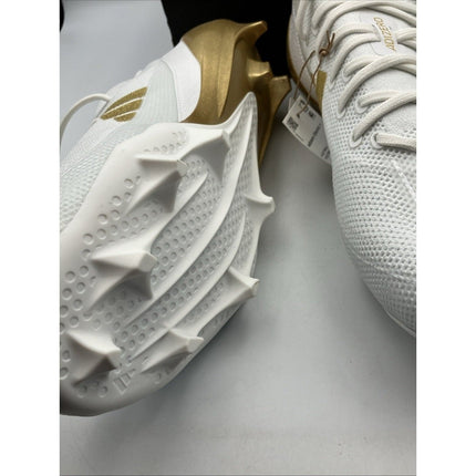 adidas Adizero Electric Football Cleats Mens Gold, White Sneakers Athletic 13 - Long Island Liquidation