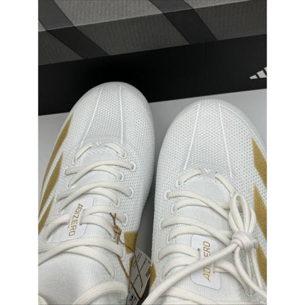 adidas Adizero Electric Football Cleats Mens Gold, White Sneakers Athletic 13 - Long Island Liquidation