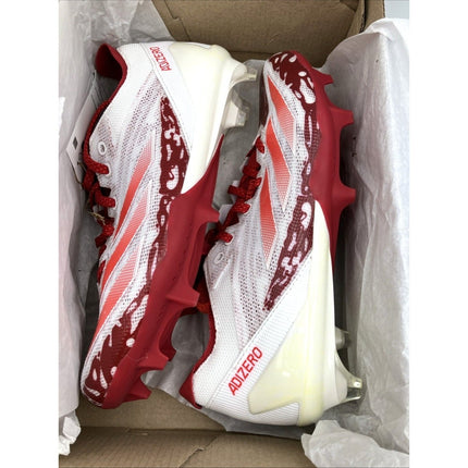 Adidas adizero Electric Red White Football Cleats Men's Size US 6 IE4415Adidas a - Long Island Liquidation