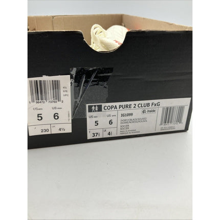 Adidas Copa Pure 2 Club FxG Soccer Cleats Men’s 5 / Women’s 6 White IG1099 - Long Island Liquidation
