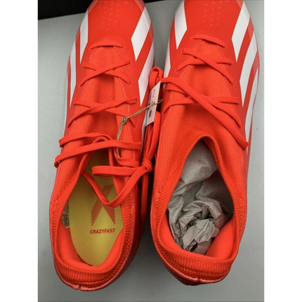 Adidas X Crazyfast League FG Soccer Cleats Citrus Orange IG9117 Mens Size 13 - Long Island Liquidation