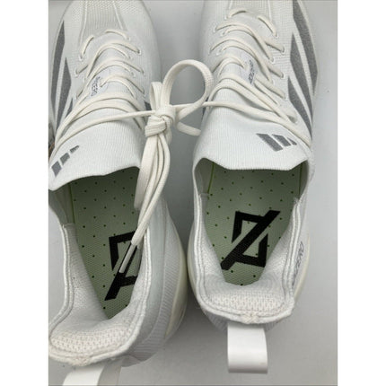 Adizero Electric+ Football Cleats White Sliver IE3284 Men’s Size 17 - Long Island Liquidation