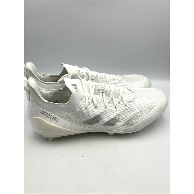 Adizero Electric+ Football Cleats White Sliver IE3284 Men’s Size 17 - Long Island Liquidation