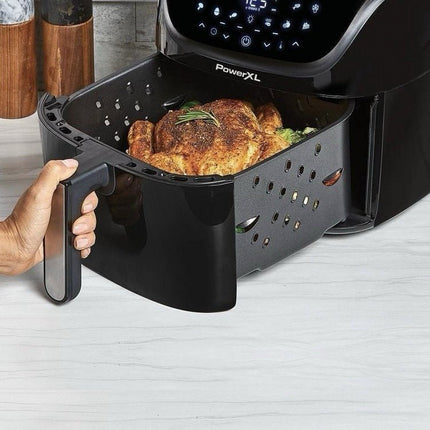 Air Fryer - Power XL Vortex Pro 8qt Touch LED Panel With 10 Presets Black - Long Island Liquidation