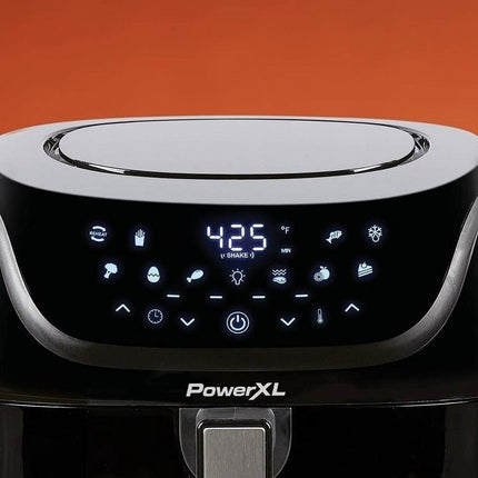 Air Fryer - Power XL Vortex Pro 8qt Touch LED Panel With 10 Presets Black - Long Island Liquidation