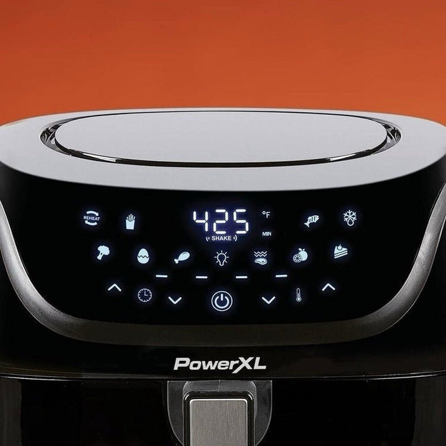 Air Fryer - Power XL Vortex Pro 8qt Touch LED Panel With 10 Presets Black - Long Island Liquidation