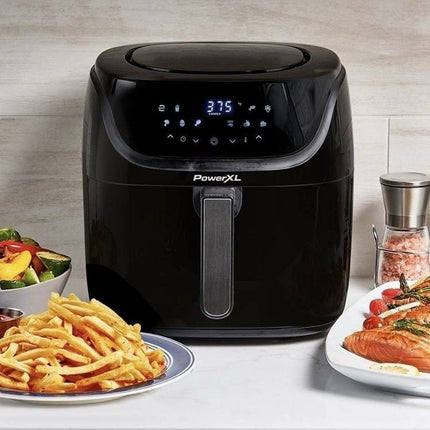 Air Fryer - Power XL Vortex Pro 8qt Touch LED Panel With 10 Presets Black - Long Island Liquidation