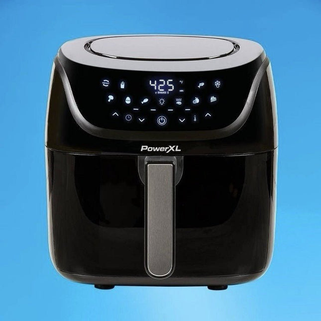 Air Fryer - Power XL Vortex Pro 8qt Touch LED Panel With 10 Presets Black - Long Island Liquidation
