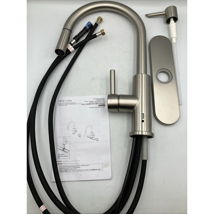 allen roth Harlow Pull - Down Kitchen Faucet Stainless Steel Finish (Missing Part) - Long Island Liquidation