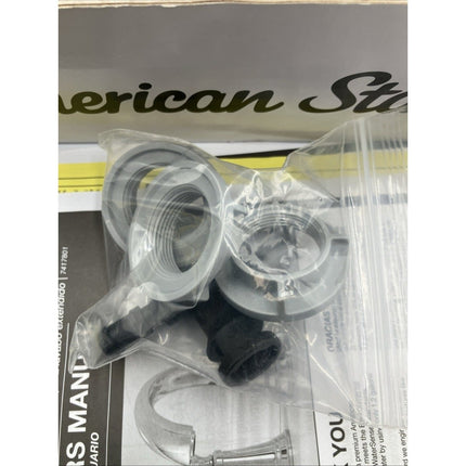 American Standard Rumson 8 in Widespread 2 - Handle Bathroom Faucet Brushed Nickel - Long Island Liquidation