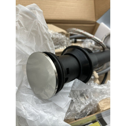 American Standard Rumson 8 in Widespread 2 - Handle Bathroom Faucet Brushed Nickel - Long Island Liquidation