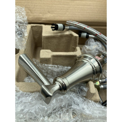 American Standard Rumson 8 in Widespread 2 - Handle Bathroom Faucet Brushed Nickel - Long Island Liquidation