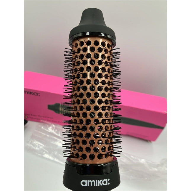 Amika Blowout Babe Straightening Brush - Black - Long Island Liquidation