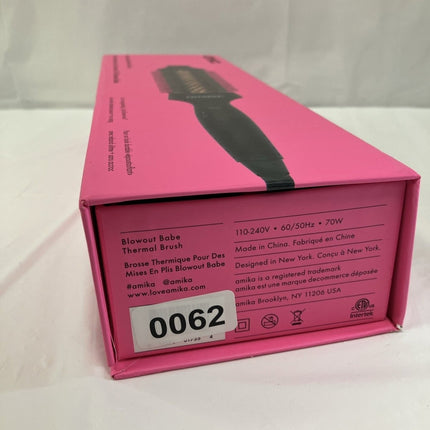 Amika Blowout Babe Thermal Brush, Black - Long Island Liquidation