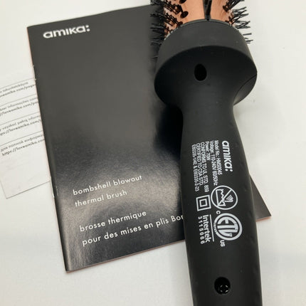 Amika Blowout Babe Thermal Ionic Brush, 2" black - Long Island Liquidation