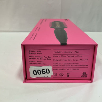 Amika Blowout Babe Thermal Ionic Brush, 2" black - Long Island Liquidation