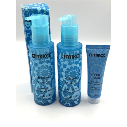 AMIKA DREAM ROUTINE OVERNIGHT HYDRATION TREATMENT 3.3 OZ READ - Long Island Liquidation