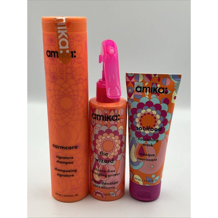 Amika Normcore Signature Shampoo Hair care 9.2 oz the wizard and soulfood READ - Long Island Liquidation
