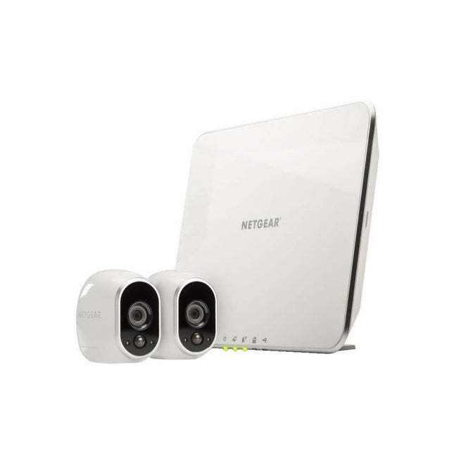 Arlo Wireless Indoor/Outdoor Home Security 2 Camera Kit (Discontinued) - Long Island Liquidation